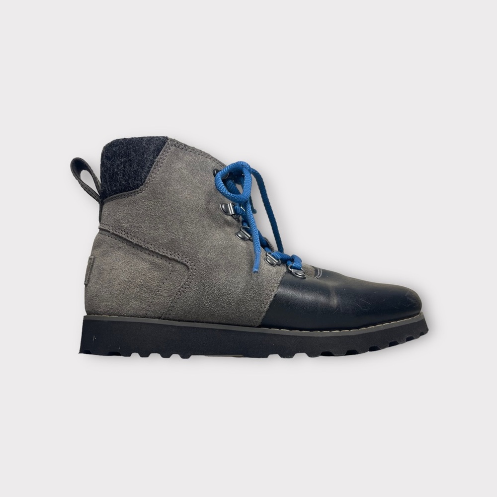 Ugg K Hilmar Lace Up Black & Gray Boots